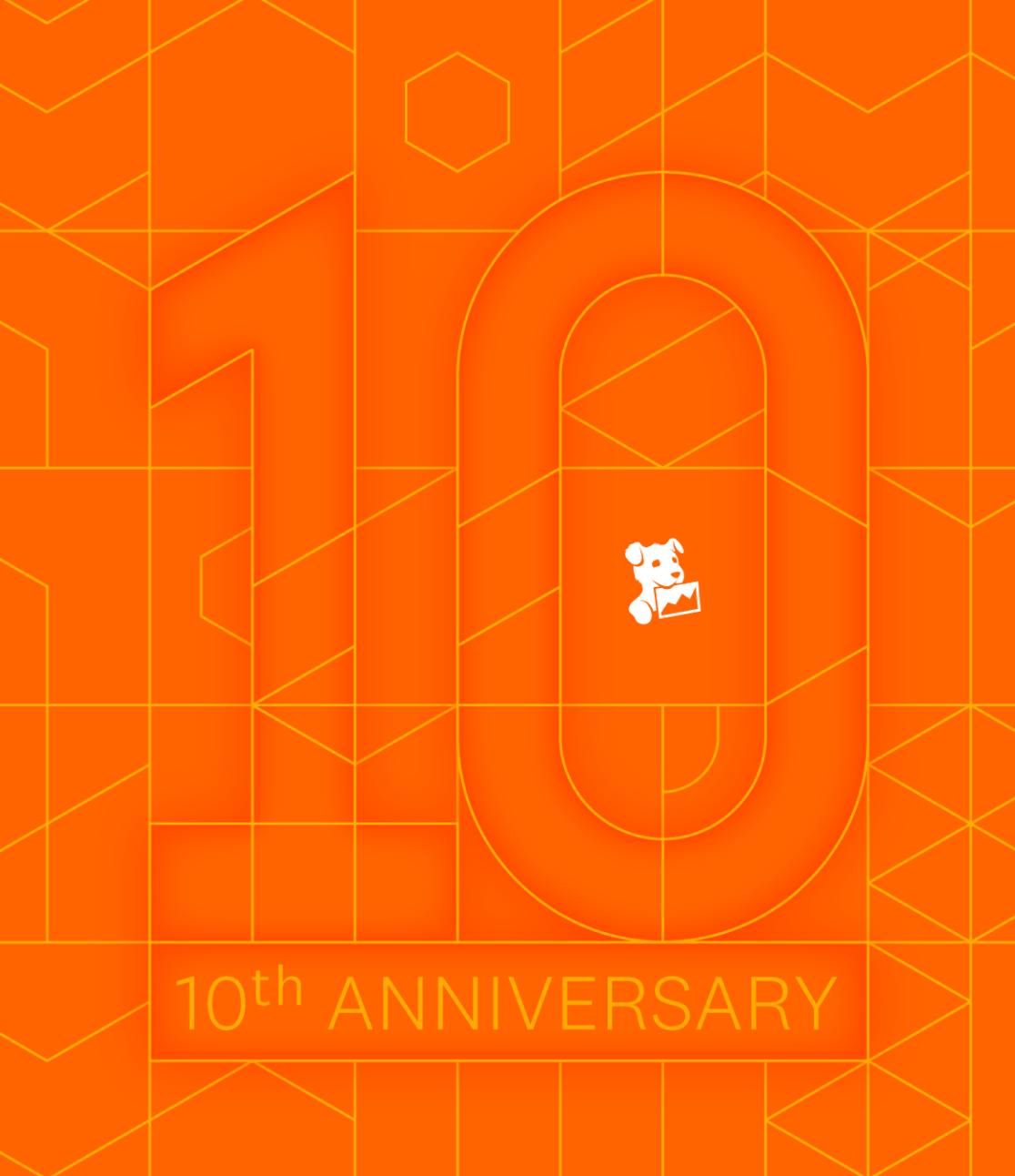 An orange version of the digital wallpaper(purple) above.